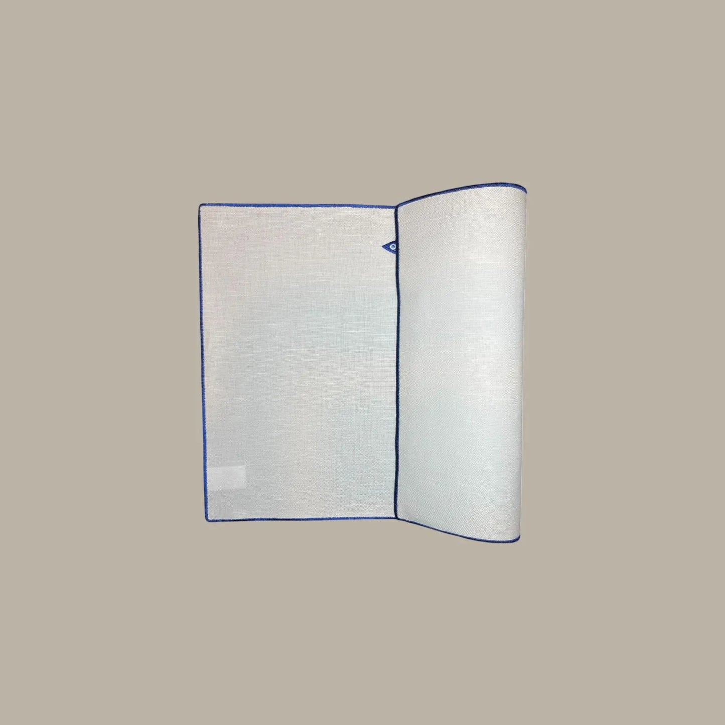 Tovaglietta lino sardina blu
