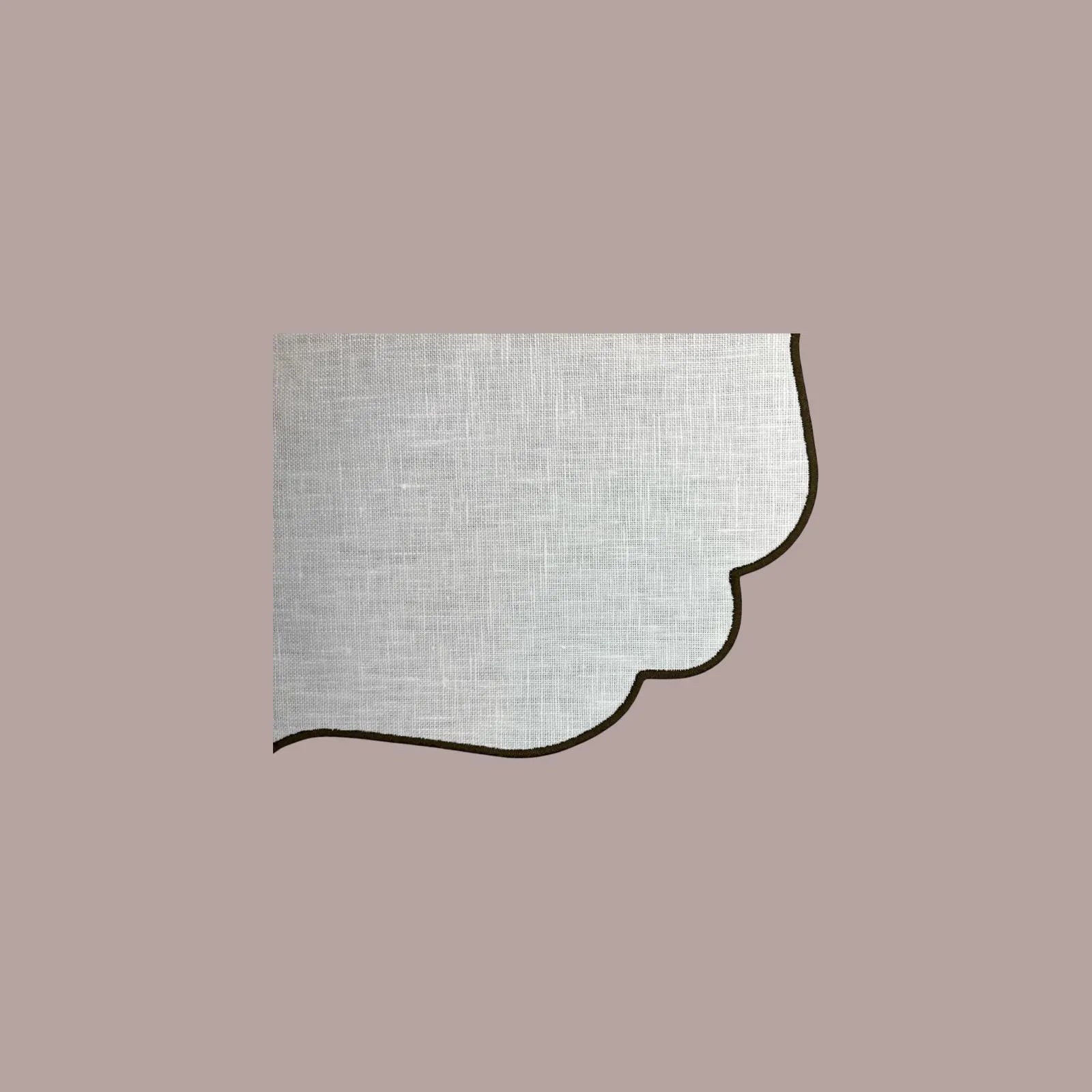 Tovaglietta lino antimacchia marrone