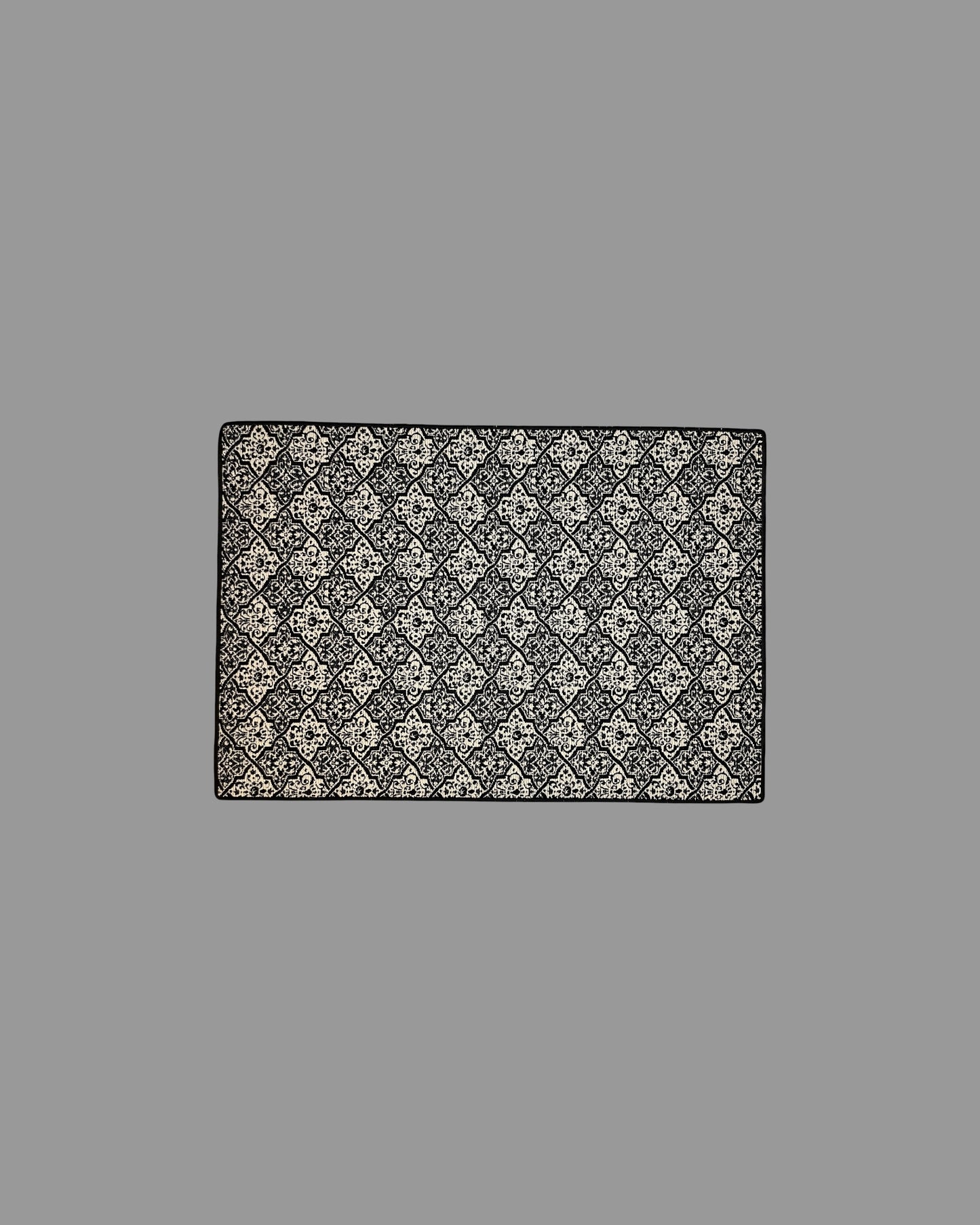 Tovaglietta Jacquard Avorio e Nero