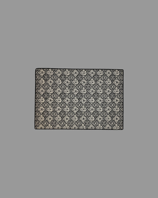 Tovaglietta Jacquard Avorio e Nero