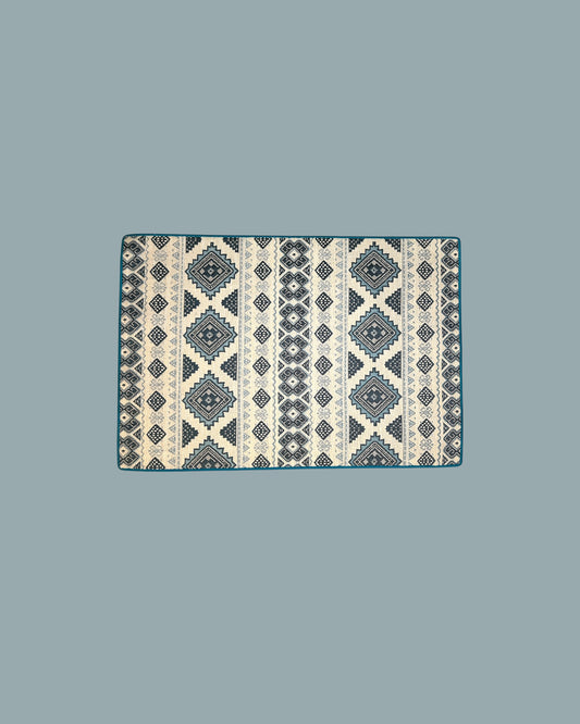 Tovaglietta Jacquard Verde e Avorio