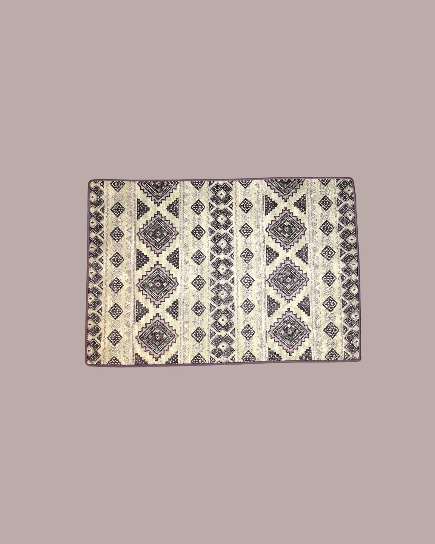 Tovaglietta Jacquard Malva e Avorio