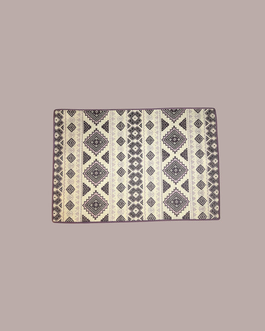 Tovaglietta Jacquard Malva e Avorio