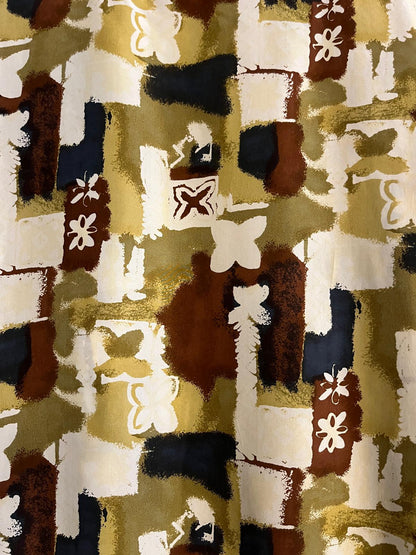 Kimono corto in fantasia astratta