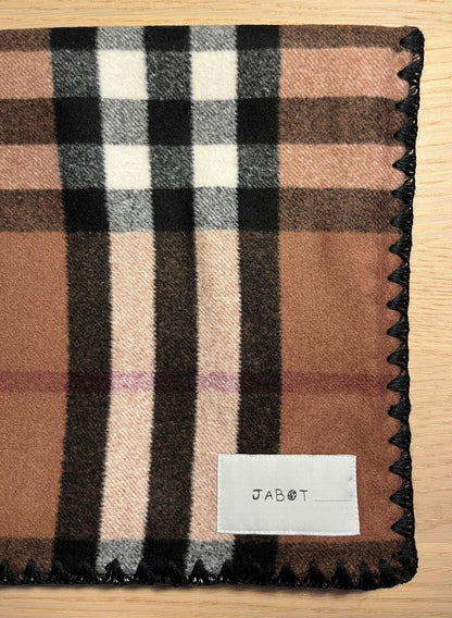 Striped blanket with border