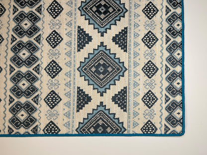 Tovaglietta Jacquard Verde e Avorio