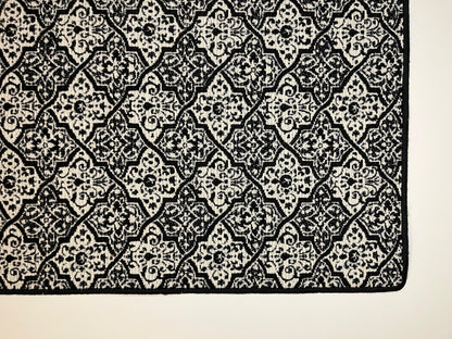 Tovaglietta Jacquard Avorio e Nero