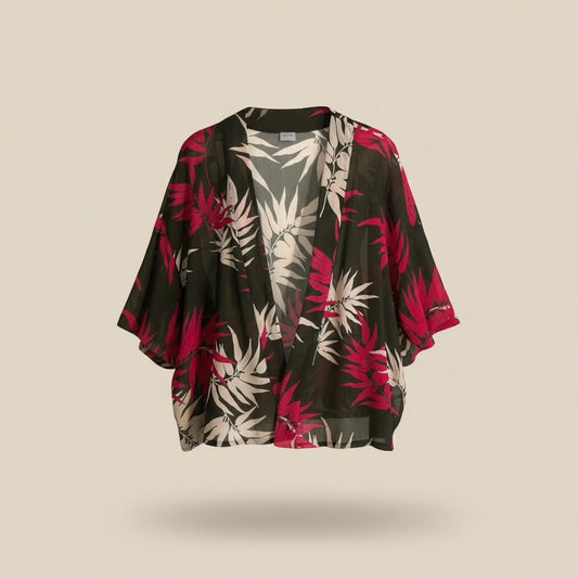 Kimono fantasia felce